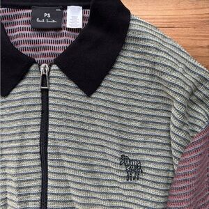 PAUL SMITH Zebta Polo Sweater Shirt XXL